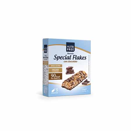 barrette special flakes con cioccolato