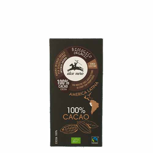 cioccolato extra fondente 100% cacao