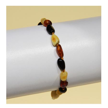 braccialetto ambra bean multicolor