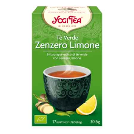 tè verde zenzero limone