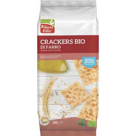 crackers di farro senza lievito