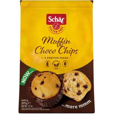 muffins choco chips senza glutine