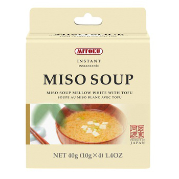 zuppa di miso istantaneo con tofu